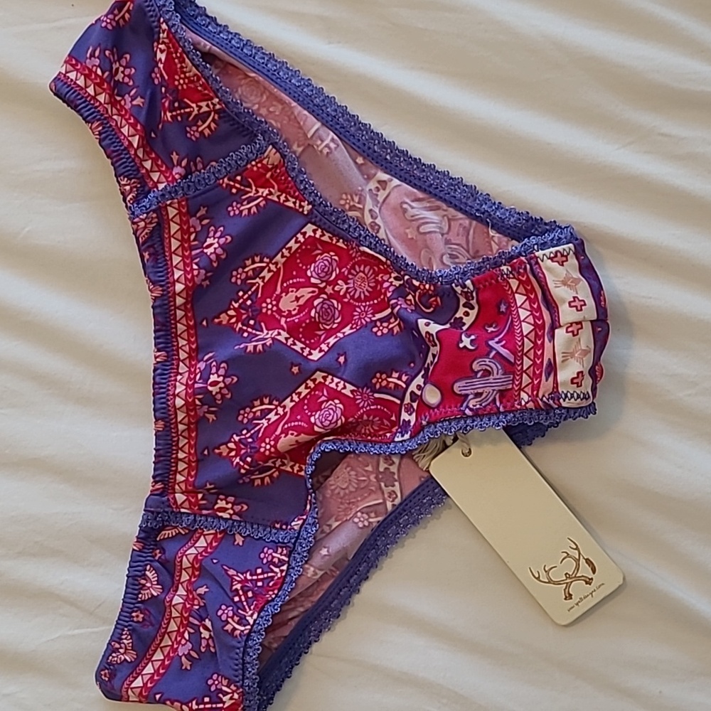 NWT Spell Designs Sunset Road Cactus bralette and bloomers - Picture 11 of 11